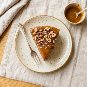 brownİ caramel cheesecake